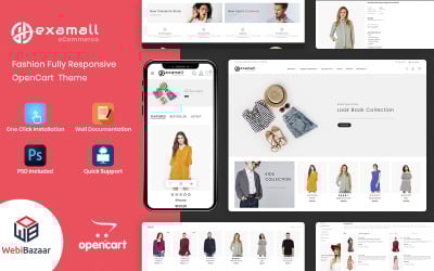 Hexamall - Modelo OpenCart de Shopping Center