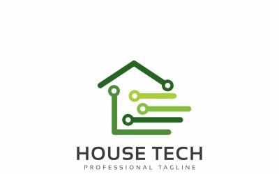 House Tech Logo Template