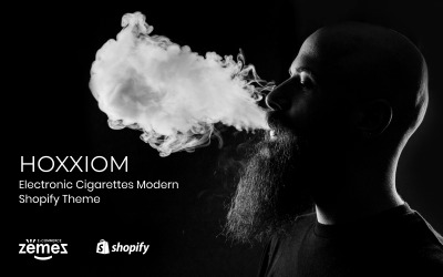 Hoxxiom - Elektroniczne papierosy Nowoczesny motyw Shopify