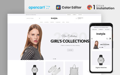 Instyle Divatüzlet OpenCart sablon