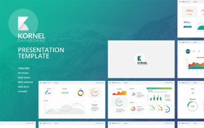 Kornel - Műszerfal PowerPoint sablon