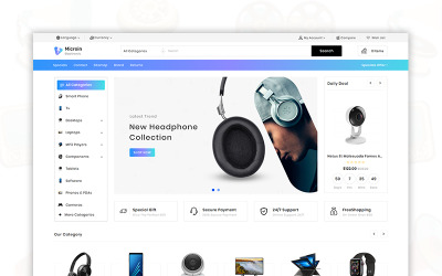 Microin - The Shopping Mall OpenCart Template