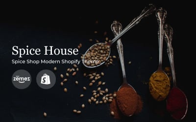Spice House - Spice Shop Modernes Shopify-Thema