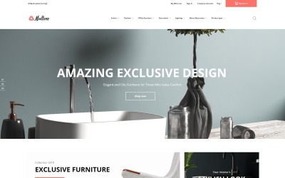 Szablon Magento Multone - Light eCommerce Furniture Store #80476