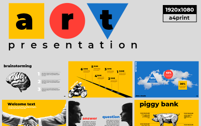 艺术 PowerPoint 模板