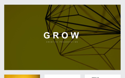 Coltiva il modello PowerPoint di presentazione minima