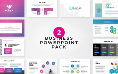 Ethice - Modèle Business Pack PowerPoint