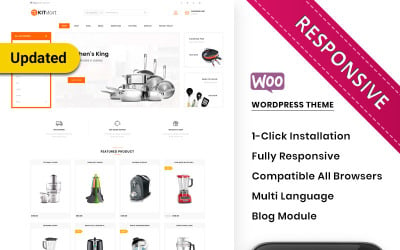 Kitmart - O tema WooCommerce responsivo da loja de cozinha