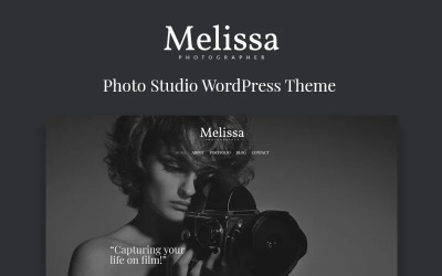 Melissa - Fotografické víceúčelové kreativní téma WordPress Elementor