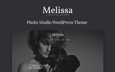 Melissa - Photography Multipurpose Creative Elementor WordPress Theme