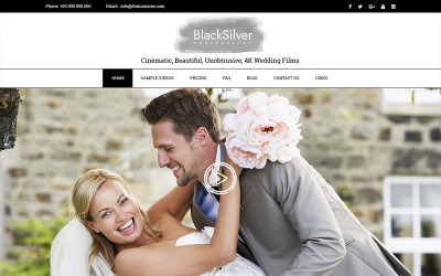 BlackSilver Photography - Modello PSD per studio fotografico
