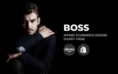 BOSS - Modernt Shopify-tema för kläder e-handel