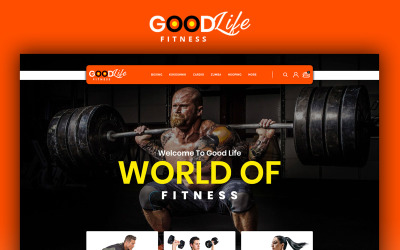 GoodLife Fitness - Online Store OpenCart Template