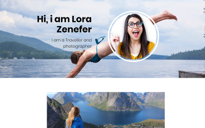 Modelo de site de bootstrap de blog pessoal de Lora