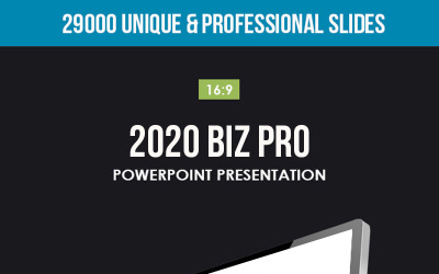 2020 Biz Pro шаблон PowerPoint