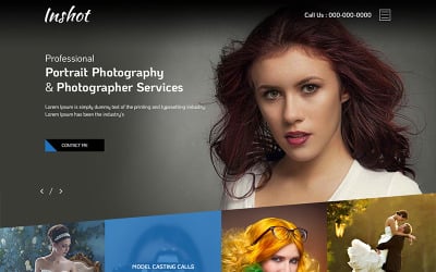 Inshot - Fotografie PSD-sjabloon