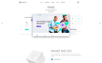 Lampuz - Web Development Multipurpose Animated WordPress Elementor Theme №80709