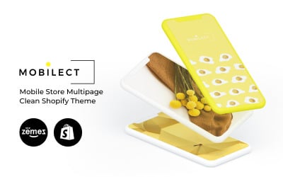 Mobilect - Tema limpio de Shopify multipágina de la tienda móvil