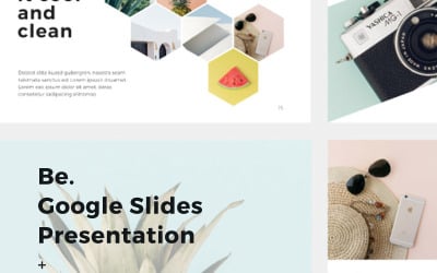 BE Презентация + 30 фотографий бонусных слайдов Google