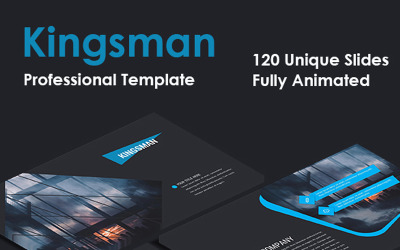Modelo de PowerPoint Premium da Kingsman