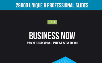 Plantilla de PowerPoint Business Now