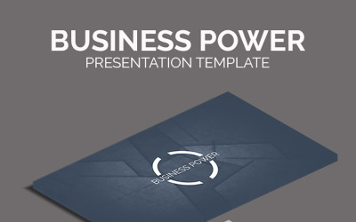 Plantilla de PowerPoint - poder empresarial