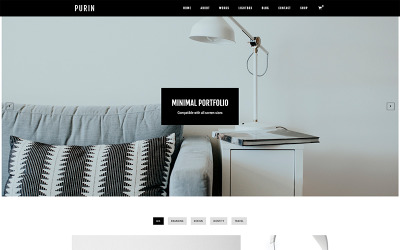 Purin - Minimal Portfolio & WooCommerce WordPress Theme