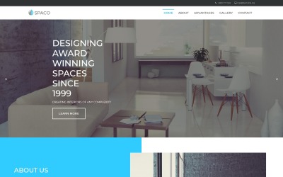 Spaco - Tema do elemento moderno WordPress de arquitetura multiuso