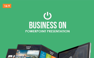 Business On PowerPoint-Vorlage