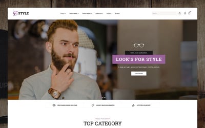 F-Style Fashion Store OpenCart шаблон