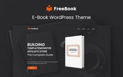 FreeBook - Ebooks Thème WordPress Elementor moderne polyvalent