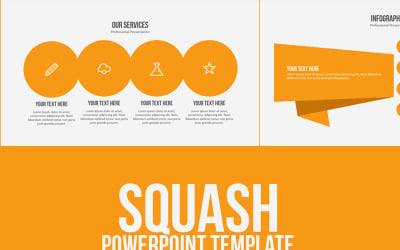 Squash PowerPoint template