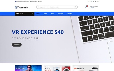 Tramanh - motyw WooCommerce sklepu elektronicznego