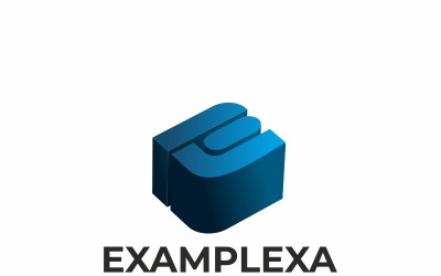 E Letter - Examplexa Logo Template