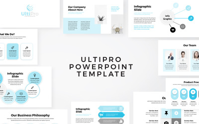 UltiPro - 商业信息图表的PowerPoint模板
