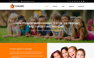 Childro - Modello PSD per la cura dei bambini
