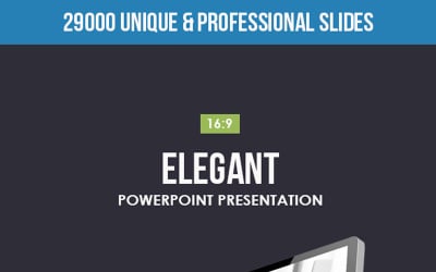 Елегантний - мінімальний та чистий шаблон PowerPoint