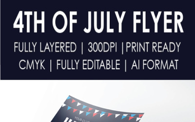4th of July Flyer - Corporate Identity Template