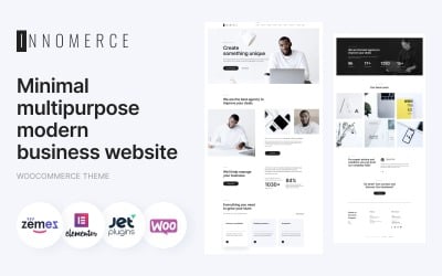 Innomerce - Business Mehrzweck Minimales WordPress Elementor Theme