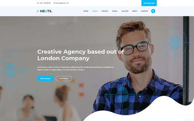 Meuts Corporate PSD Template
