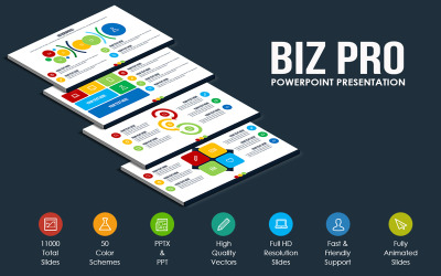 Modèle PowerPoint de Biz Pro