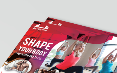 Devdesign Studio Multi Purpose Business GYM - Modello di identità aziendale