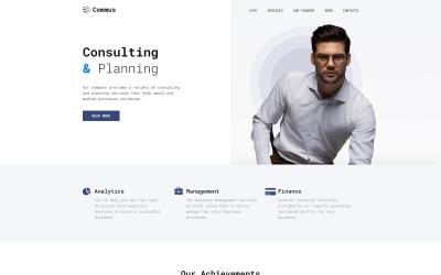 Commus - Tema Business Multipurpose Minimal WordPress Elementor