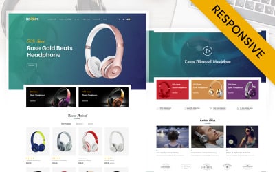 Hoofs – Адаптивний шаблон OpenCart магазину навушників