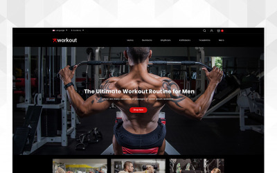 Edzés - Fitness Store OpenCart sablon