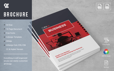 Frink Unternehmensbroschüre - Corporate Identity Template