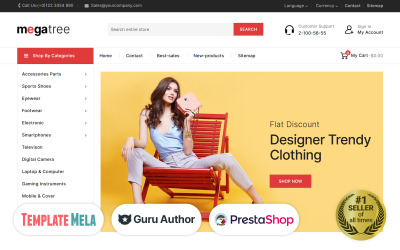 Megatree - Multipurpose Mega Store PrestaShop Theme