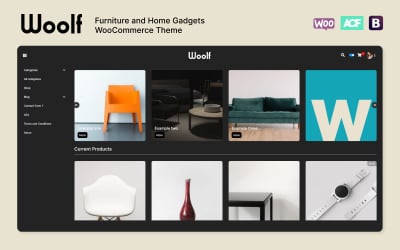 WOOLF - Furniture and Home Gadgets WooCommerce Theme