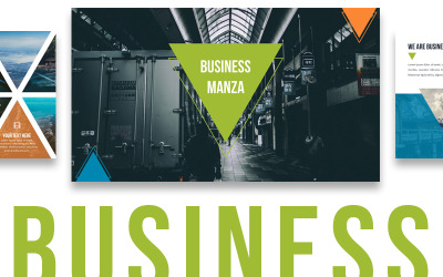 Business Manza - modelo de apresentação