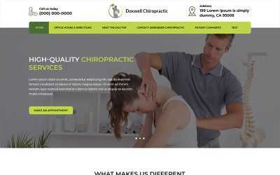 Doxwell - Modello PSD per terapia chiropratica